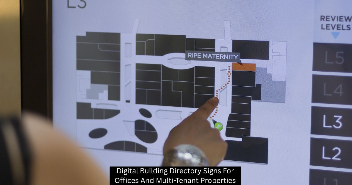 Digital Building Directory Signs For Offices And Multi-Tenant Properties