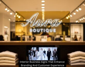 Interior Business Signs That Enhance Branding And Customer Experience