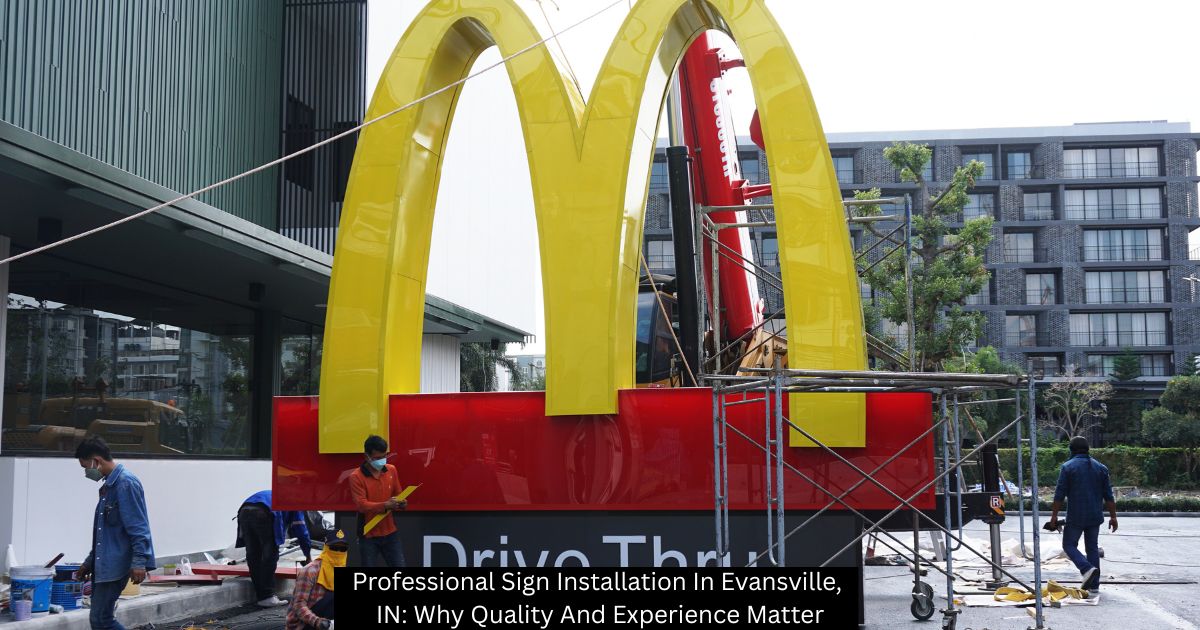 Professional Sign Installation In Evansville, IN: Why Quality And Experience Matter
