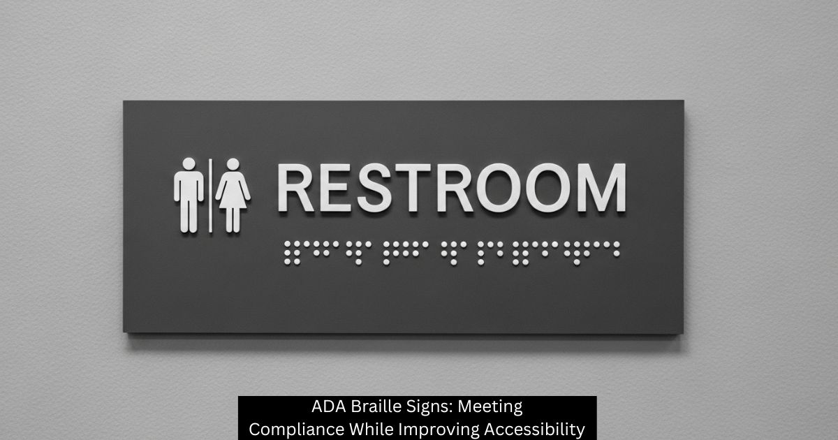 ADA Braille Signs: Meeting Compliance While Improving Accessibility