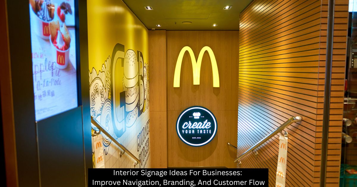 Interior Signage Ideas For Businesses: Improve Navigation, Branding, And Customer Flow - Visual Harmony Signs