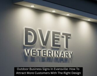 Outdoor Business Signs In Evansville: How To Attract More Customers With The Right Design - Visual Harmony Signs