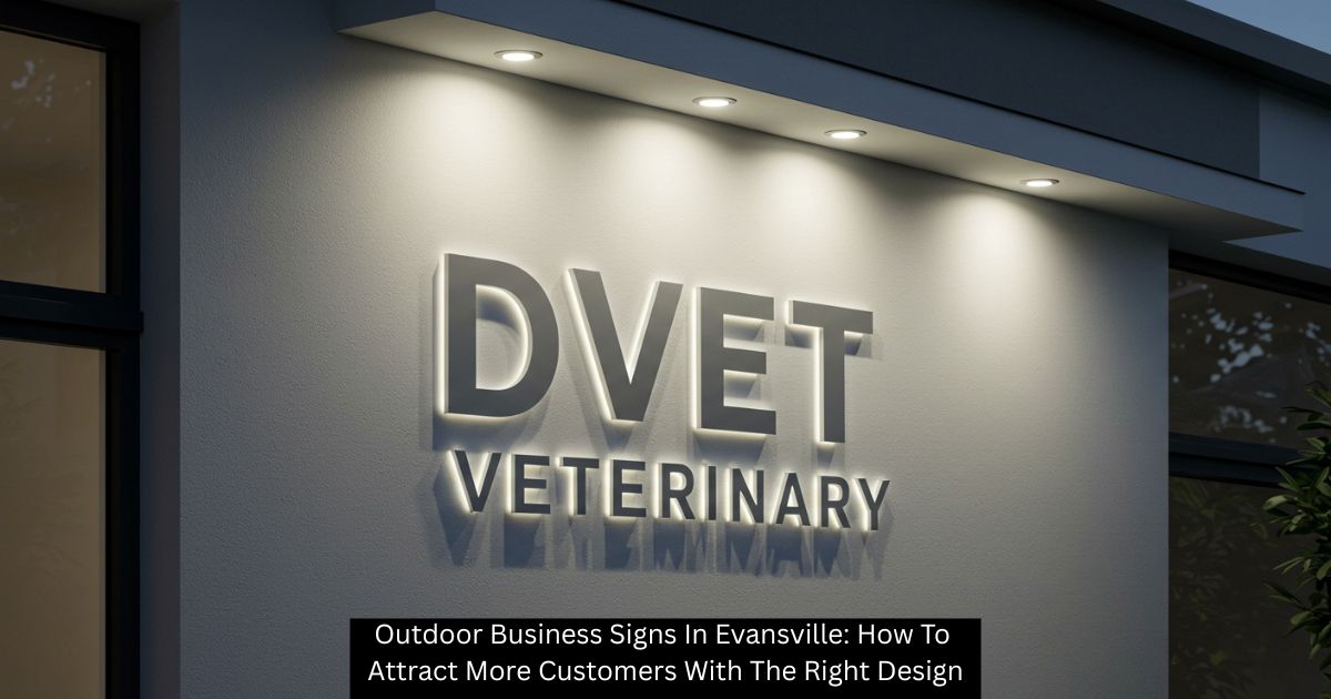 Outdoor Business Signs In Evansville: How To Attract More Customers With The Right Design - Visual Harmony Signs